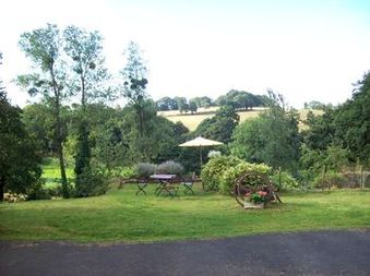 the view over countryside 