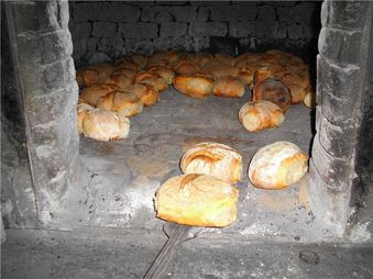 beautifully baked bread 